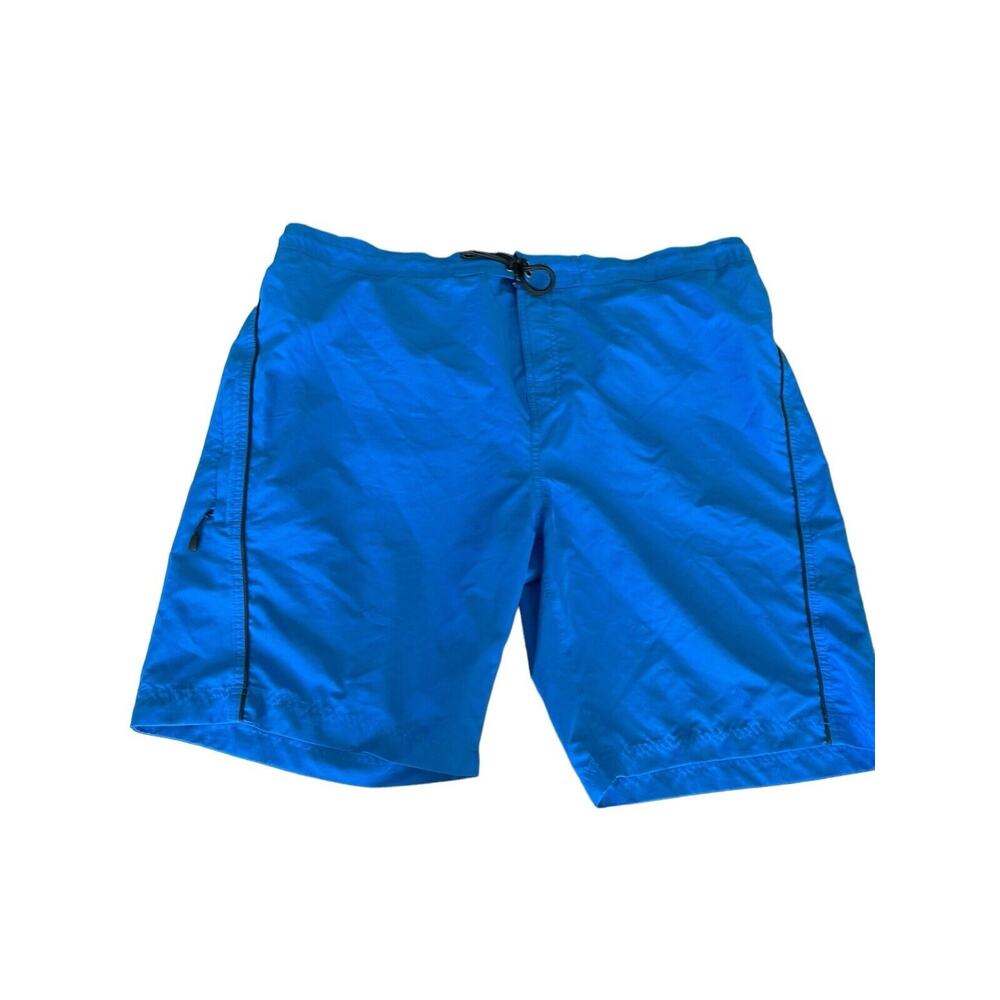 Roundtree And Yorke Mens Blue Swimsuit Swim Trunks Size 3XT